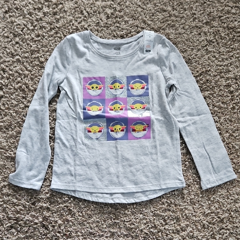 Jumping Beans Baby Yoda Long Sleeve Shirt